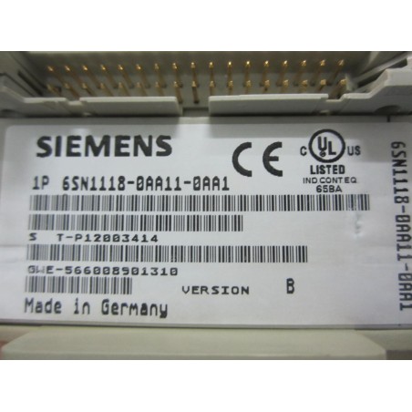 Siemens 6SN1118-0AA11-0AA1 SIMODRIVE 611 Motor Controller | Precision Motor Control Solutions