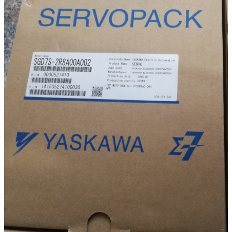 Yaskawa SGD7S-2R8A00A002 Servo Drive | High Precision & Efficiency