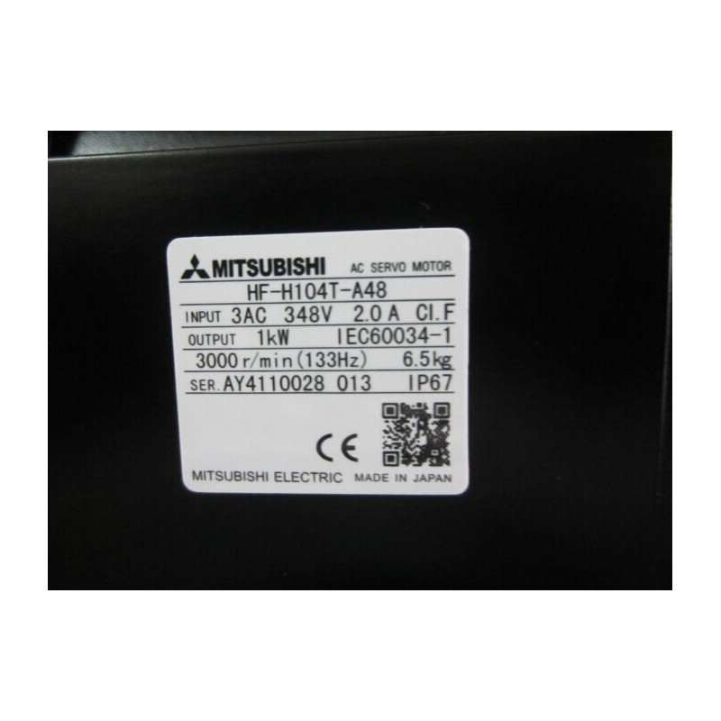Mitsubishi HF-H104T-A48 1kW Servo Motor | High Precision AC Servo Motor | Reliable Automation