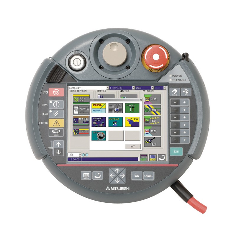 Mitsubishi R57TB-15 Robot Teaching Box - Advanced Robot Programming and Control