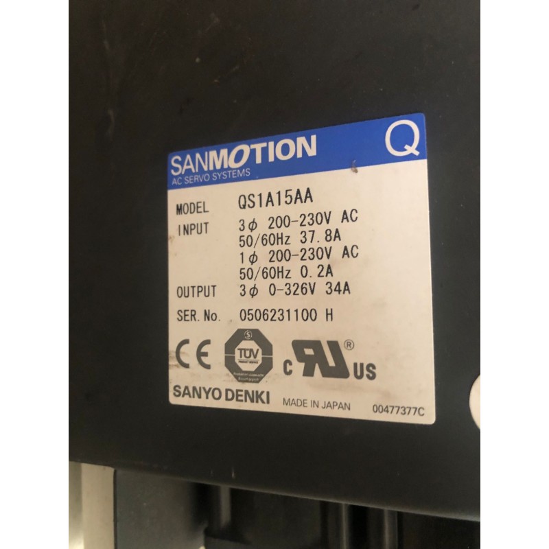 Sanyo Denki Sanmotion QS1A15AA Servo Drive | Precision Motion Control