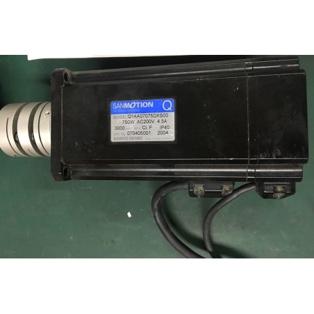 Sanyo Denki Q1AA07075DXS00 Servo Motor - High Torque & Precision Performance