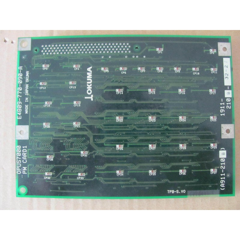 Opus7000 PM Card1 - Industrial Machinery Performance Enhancement    -    Okuma E4809-770-090-A OPUS7000 PM Card1 | Precision Mot