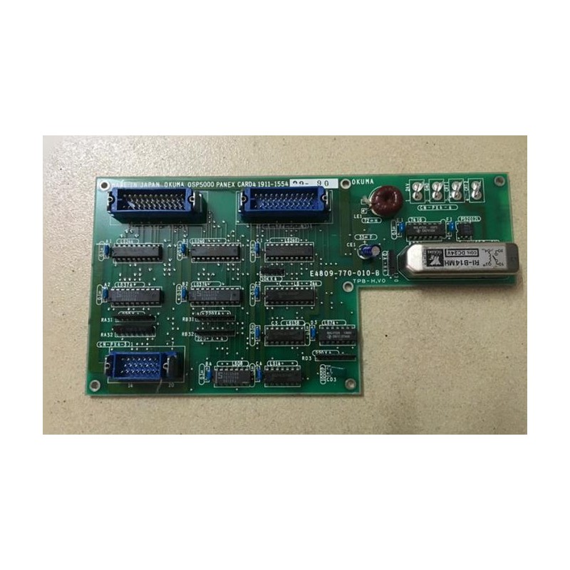 Okuma OSP5000 Panex Card - Precision CNC Machining Component     -     Okuma CNC E4809-770-010-B OSP5000 Panex Card | High-Perfo
