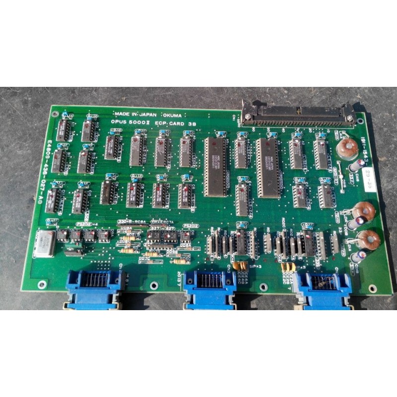 Okuma Cnc ECP Board - Precision CNC Machining Upgrade   -   Okuma CNC E4809-436-027-A Opus 5000-II ECP Board | High-Performance 