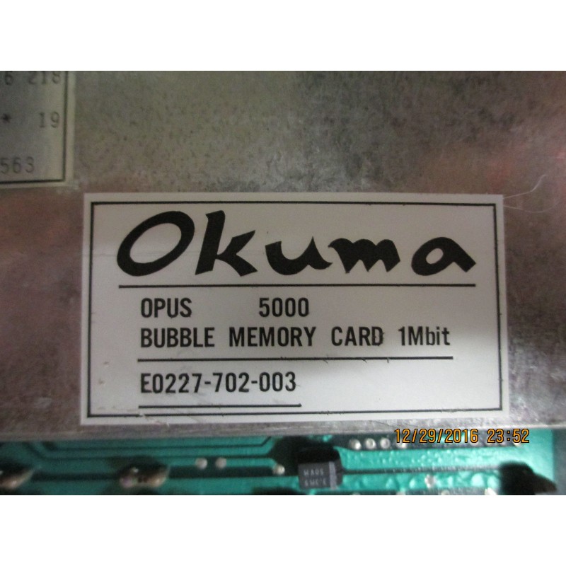 Elevate Your Data Storage with the Okuma E0777-702-003 Bubble Memory Card - Fast & Secure    -    Okuma E0777-702-003 Bubble Mem