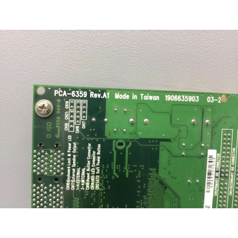 Advantech PCA-6359 Rev.A1 ISA Motherboard | Industrial-Grade Performance & Compatibility     -      Explore the Power of Advante