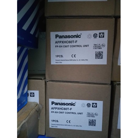 Panasonic AFPXHC60T-F PLC      -      Panasonic AFPXHC60T-F PLC | High-Speed Industrial Automation Controller