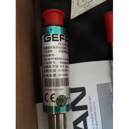 Buy Gefran C31-6-M-B35D-1-4-D Precision Pressure Sensor | Industrial Sensors