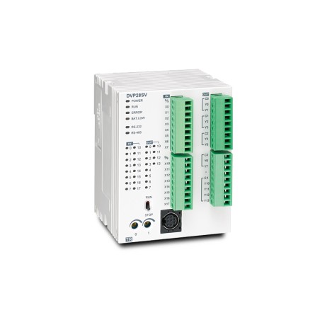 Delta DVP28SV11T DVP-SV Series Extendable MPU PLC - Precision Automation Control