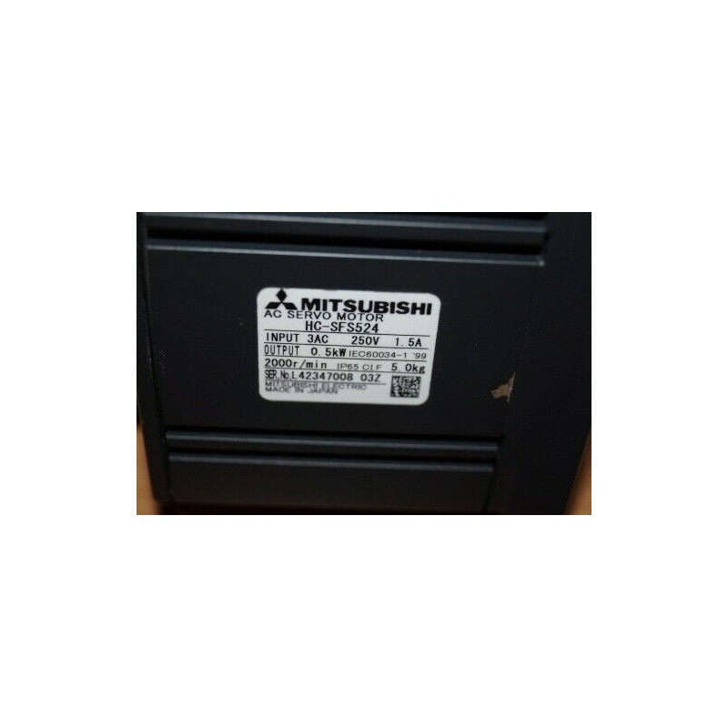 Mitsubishi HC-SFS524 Servo Motor | High Torque & Precision | Buy Online