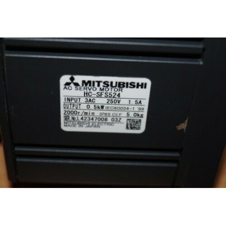 Mitsubishi HC-SFS524 Servo Motor | High Torque & Precision | Buy Online