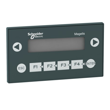 Schneider XBTN200 Small Panel with Keypad | Alphanumeric Green Screen | 5V