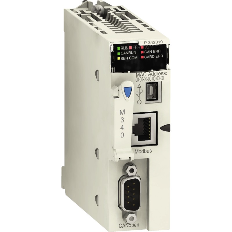 Schneider BMXP3420102 M340 Processor Module | 1024 Discrete I/O, 256 Analog I/O