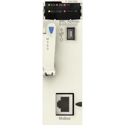 Schneider BMXP341000 M340 Processor Module | 512 Discrete I/O | 128 Analog I/O | Modbus
