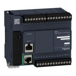 Schneider TM221CE24T Controller M221 – 24 I/O Transistor PNP | Ethernet Connectivity