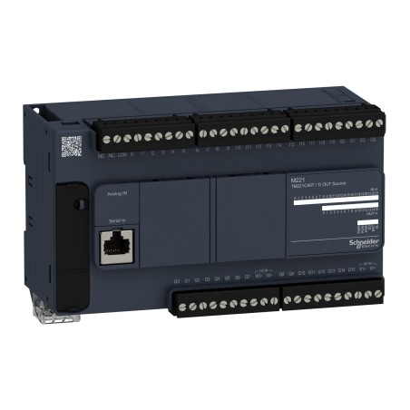 Schneider TM221C40T Controller M221 – 40 I/O Transistor PNP PLC | High-Performance Automation