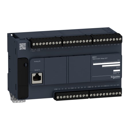 Schneider TM221C40R Controller M221 | 40 I/O Relay PLC | Industrial Automation