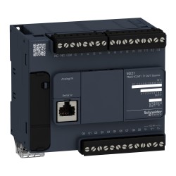 Schneider TM221C24T Controller M221 – 24 I/O Transistor PNP PLC | Industrial Automation