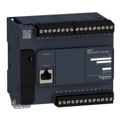 Schneider TM221C24U Controller M221-24IO TR.NPN – Advanced 24 Digital I/O PLC | Schneider Electric