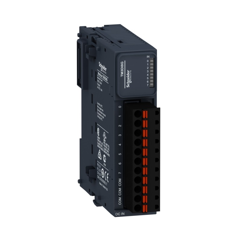 Schneider TM3DI8G Module TM3 | 8 Digital Inputs | Spring Terminals | Industrial Automation
