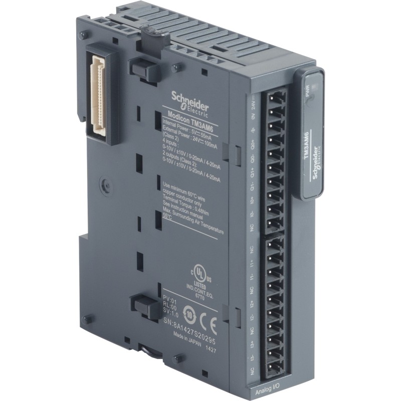 Schneider TM3AM6 Module | 4 Analog Inputs & 2 Analog Outputs | High Precision