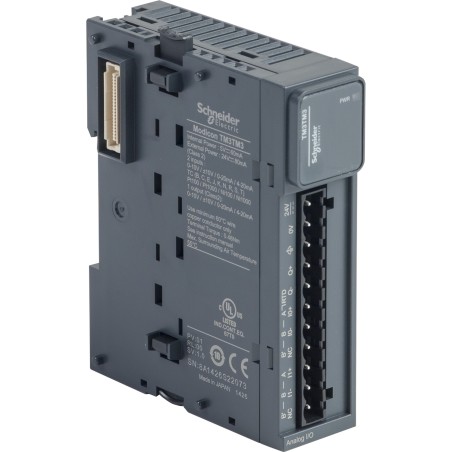 Schneider TM3TM3 Module - Dual Temperature Inputs & Analog Output | High Precision Monitoring