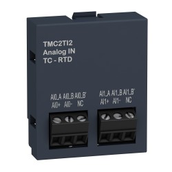 Schneider TMC2TI2 Cartridge M221 | Dual Temperature Input Module | I/O Extension
