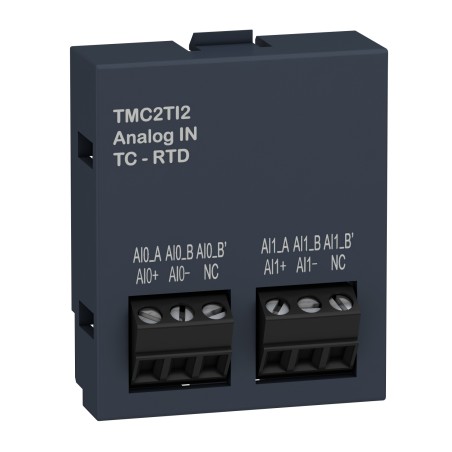 Schneider TMC2TI2 Cartridge M221 | Dual Temperature Input Module | I/O Extension