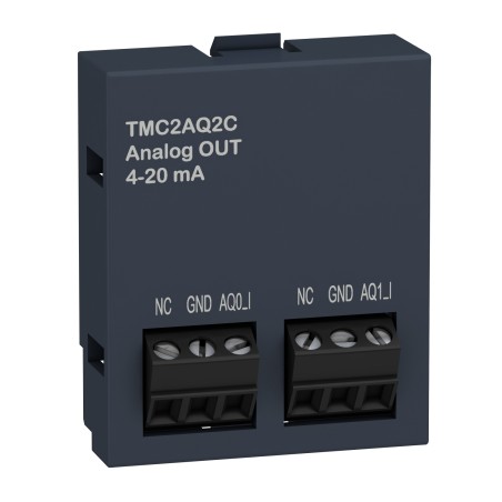 Schneider TMC2AQ2C Cartridge M221 - 2 Analog Current Outputs I/O Extension Module | Precision Automation