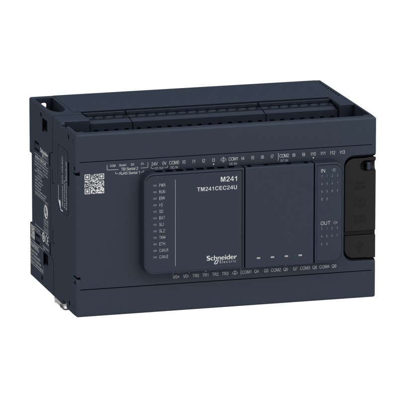 Schneider TM241C24R Controller M241 | 24 I/O Relay PLC | Advanced Automation