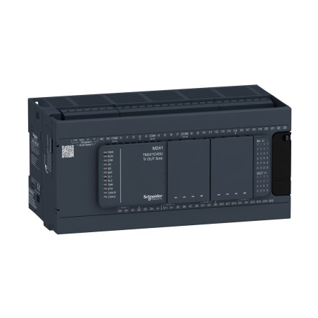 Schneider TM241C40U Controller M241 | 40 I/O Transistor NPN | High-Performance PLC