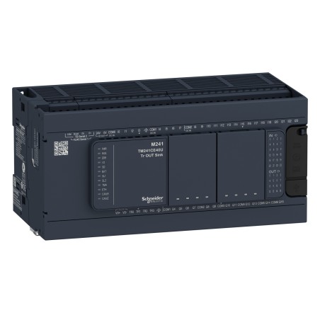 Schneider TM241C40R Controller M241 - 40 I/O Relay PLC | High-Performance Industrial Automation