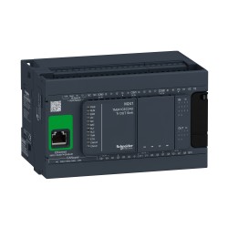 Schneider TM241CEC24U Controller - M241 24 IO Transistor NPN Ethernet CAN Master | Industrial Automation
