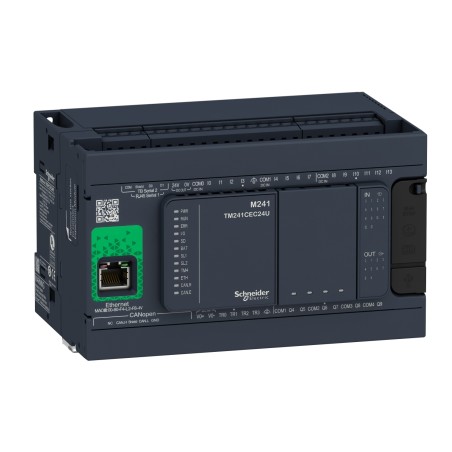 Schneider TM241CEC24R Controller M241 | Industrial Automation Solution
