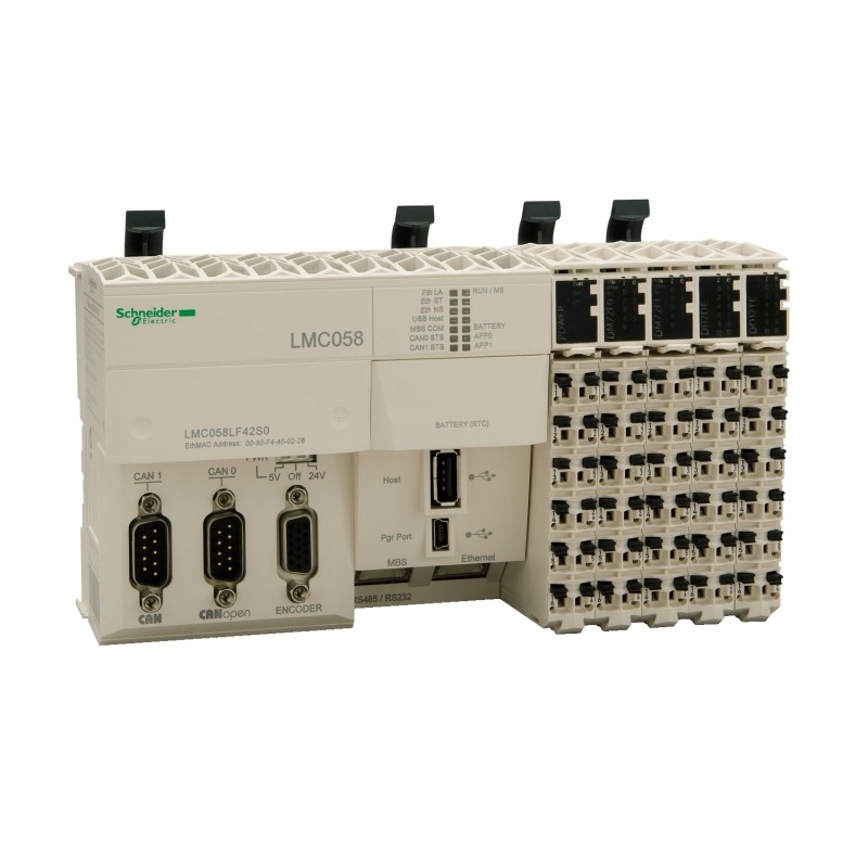 Schneider LMC058LF42 Compact Base - 42 I/O Points - 24V DC Supply | Reliable Industrial Automation