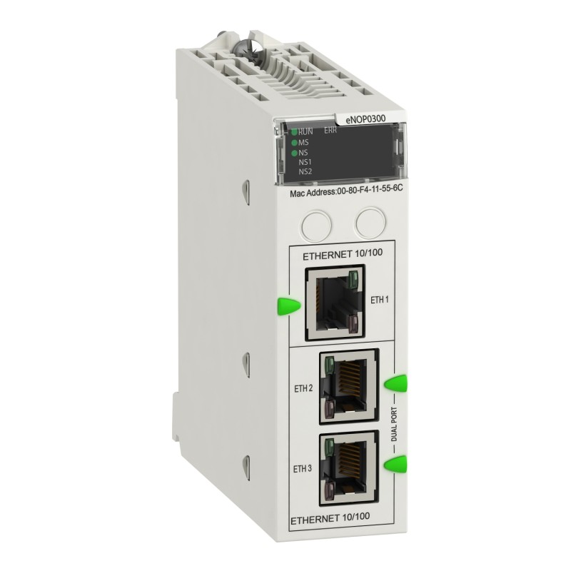 Schneider BMENOC0311C Ethernet Module M580 | 3-Port FactoryCast Communication | Coated