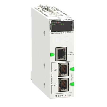 Schneider BMENOC0301C Ethernet Module M580 | 3-Port Ethernet Communication | Coated Protection