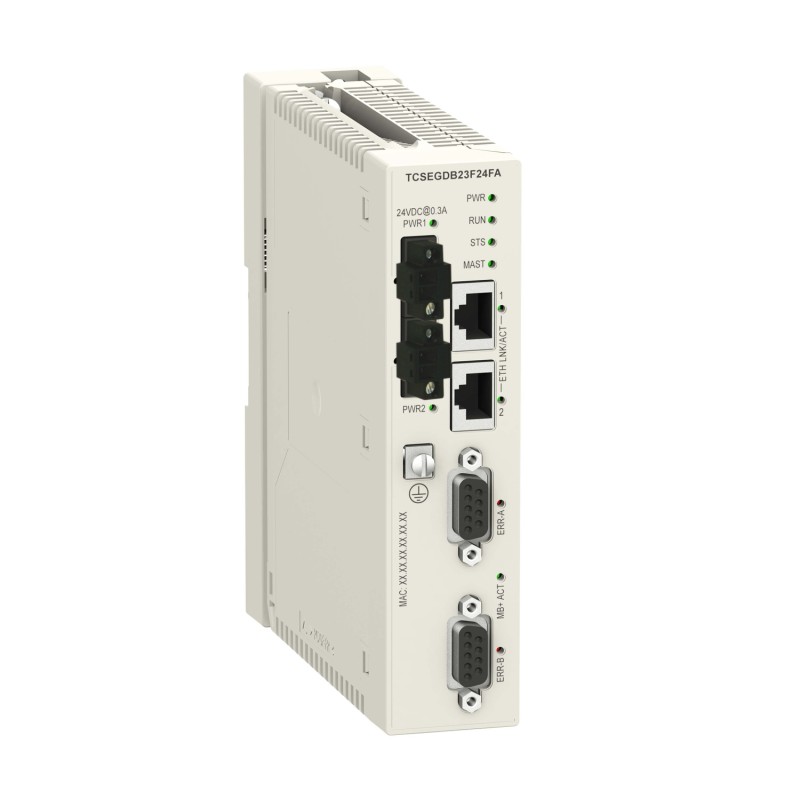 Schneider TCSEGDB23F24FK Modbus Plus Proxy Module - Modicon M340 PLC Integration | Coated for Durability