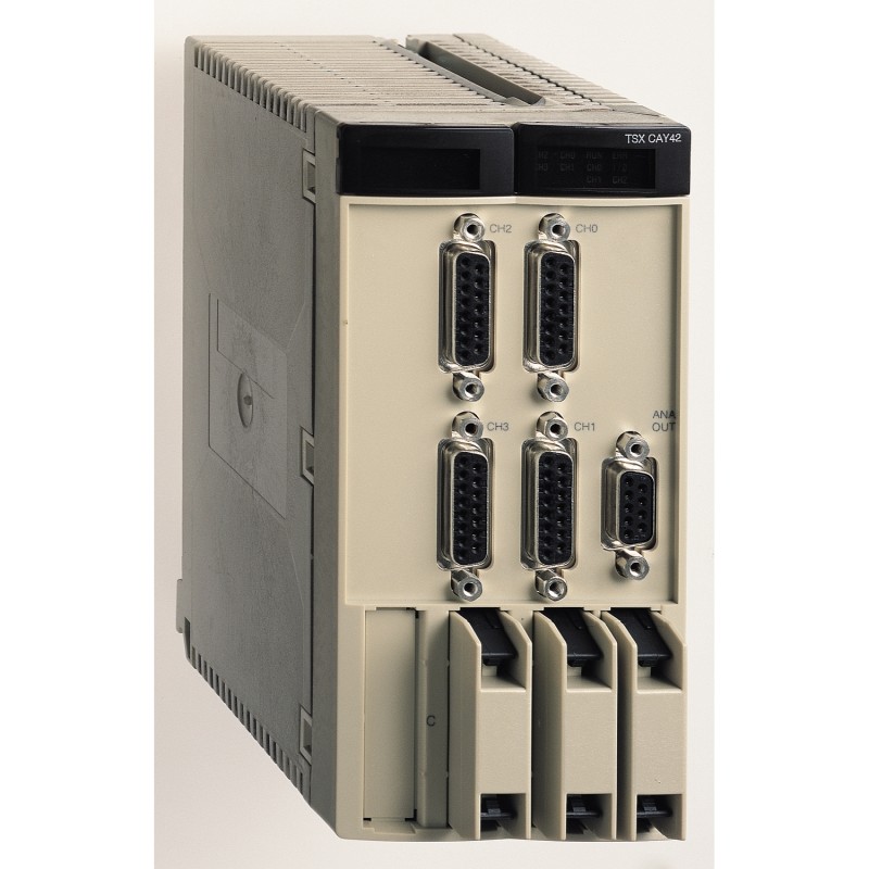 Schneider TSXCAY42 Motion Control Module | 4 Axis Servomotor Controller | 8 ms to 10 s