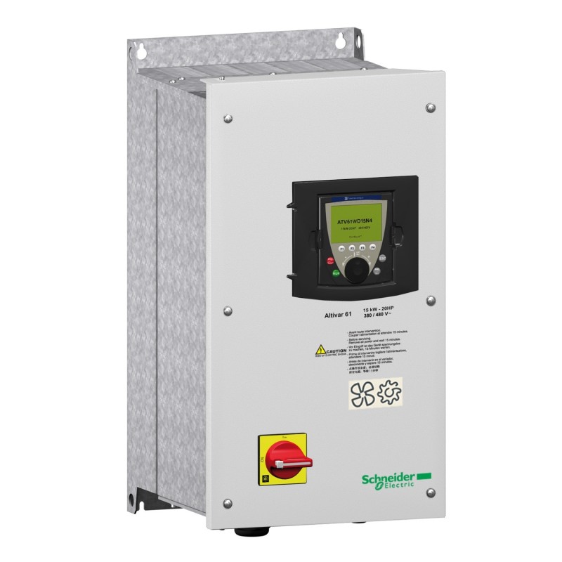 Schneider ATV61E5075N4 Variable Speed Drive | 0.75kW (1HP) | 380-480V | EMC Filter | IP54