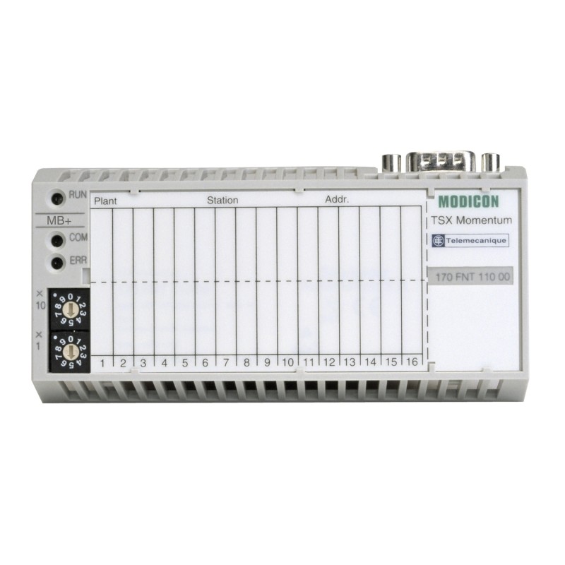 Schneider 170DNT11000 Modicon Momentum Profibus DP Communication Adaptor | High-Speed Industrial Network Interface