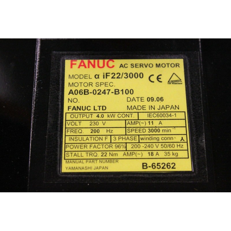 Enhance Precision with Fanuc A06B-0275-B100 Servo Motor