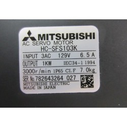 Buy Mitsubishi HC-SFS103K Servo Motor 1kW - Industrial Automation Solutions