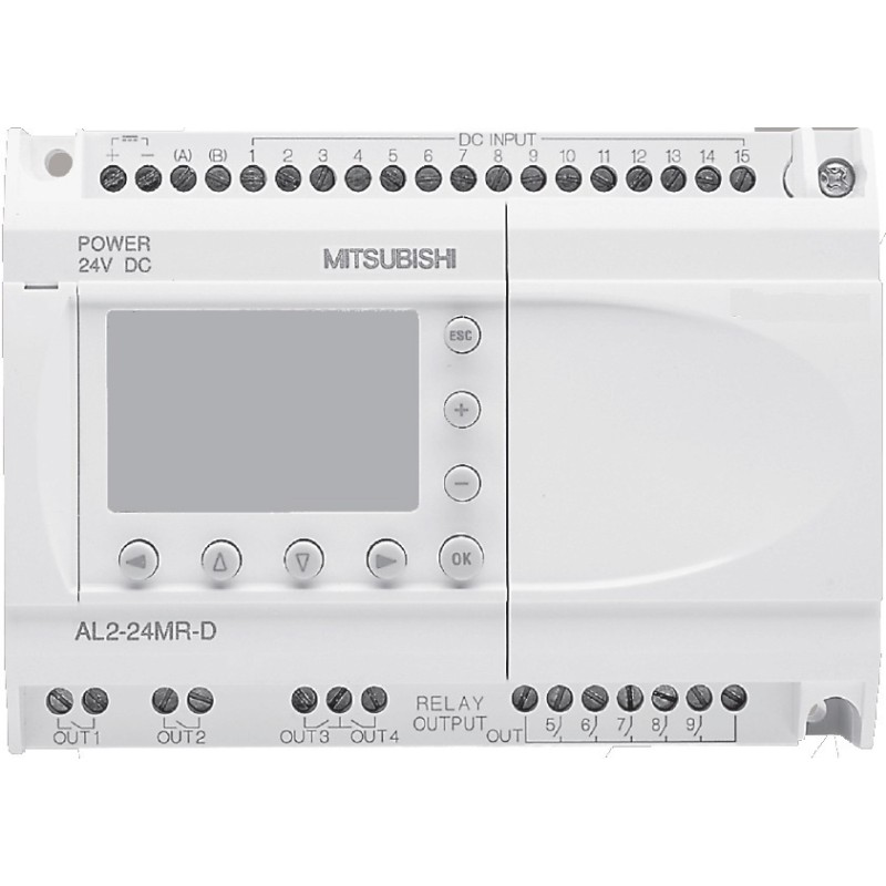 Mitsubishi AL2-24MR-D Programmable Logic Controller | High-Performance Industrial Automation PLC