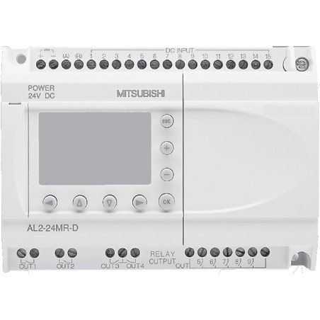 Mitsubishi AL2-24MR-D Programmable Logic Controller | High-Performance Industrial Automation PLC