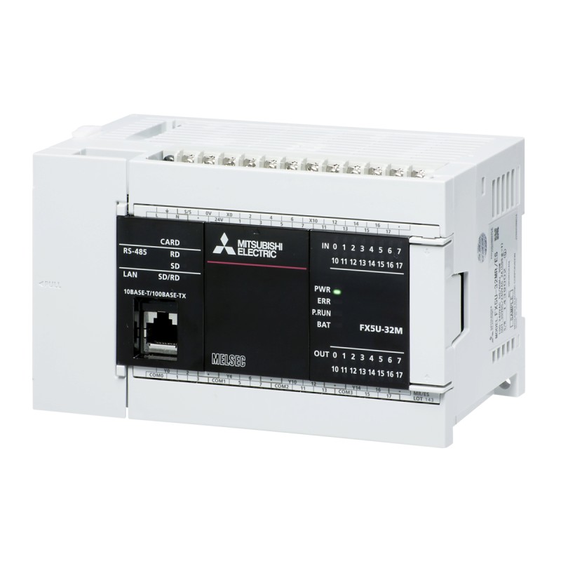 Mitsubishi FX5U-32MR/ES FX5U CPU | High-Speed PLC with Integrated I/O & Communication