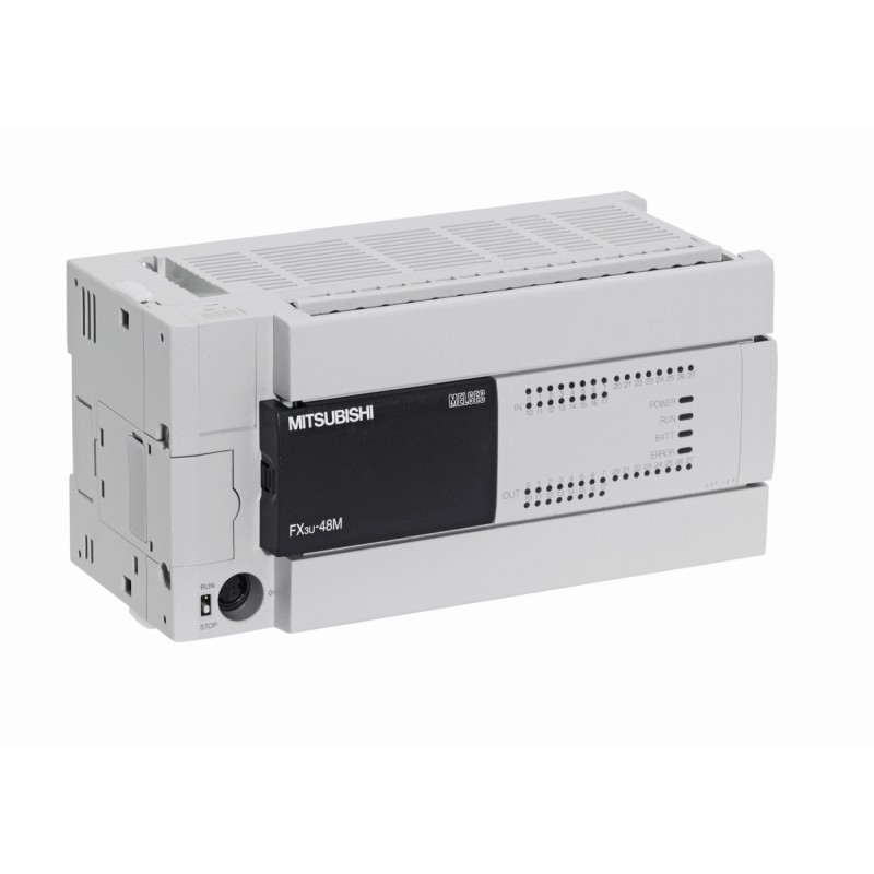 Mitsubishi FX3U-48MT/DSS PLC | Advanced FX3U Base Unit with 48 I/O Points