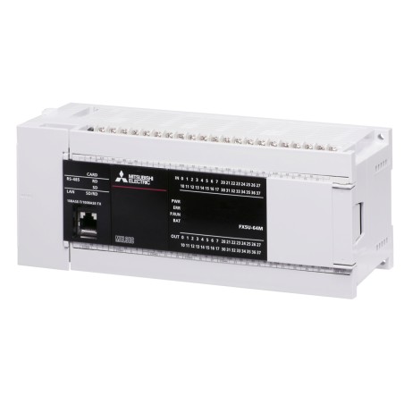Mitsubishi FX5U-64MR/DS PLC | 32 Inputs, 32 Outputs, Ethernet & RS-485 | High-Performance FX5U Controller