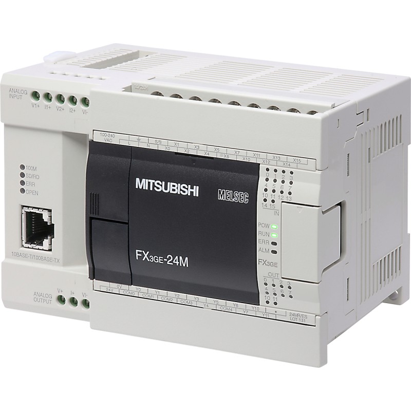 Mitsubishi FX3GE-24MR/DS PLC | Advanced Programmable Logic Controller for Precision Automation